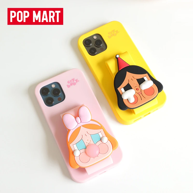 popmart泡泡玛特CRYBABY巡游系列手机壳衍生品防摔设计