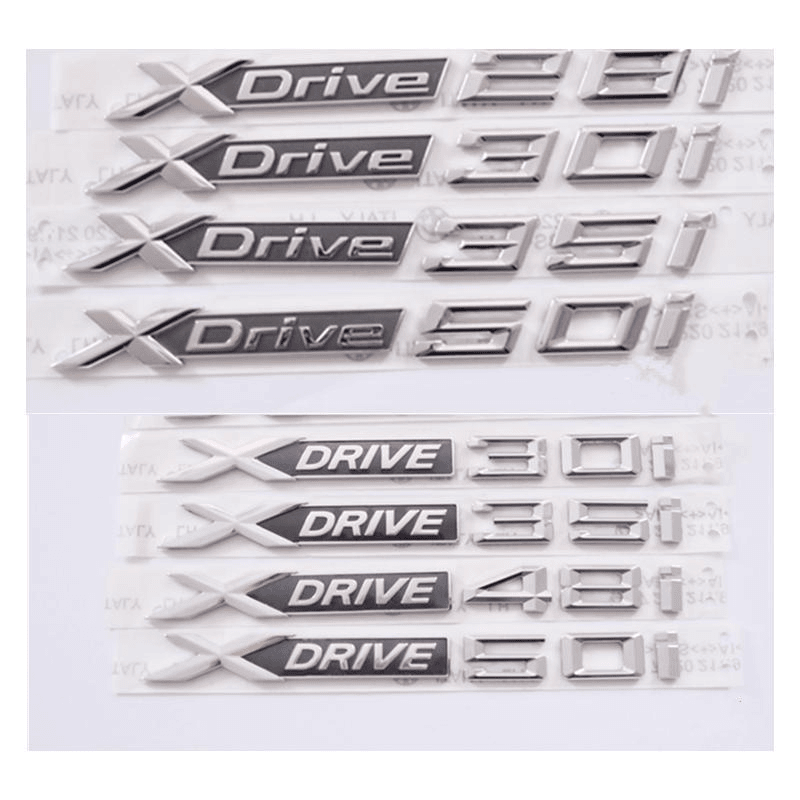 新老款宝马X1X2X3 X5 X4 X5 X6 XDRIVE 28I 30I 35I 50I门标侧标