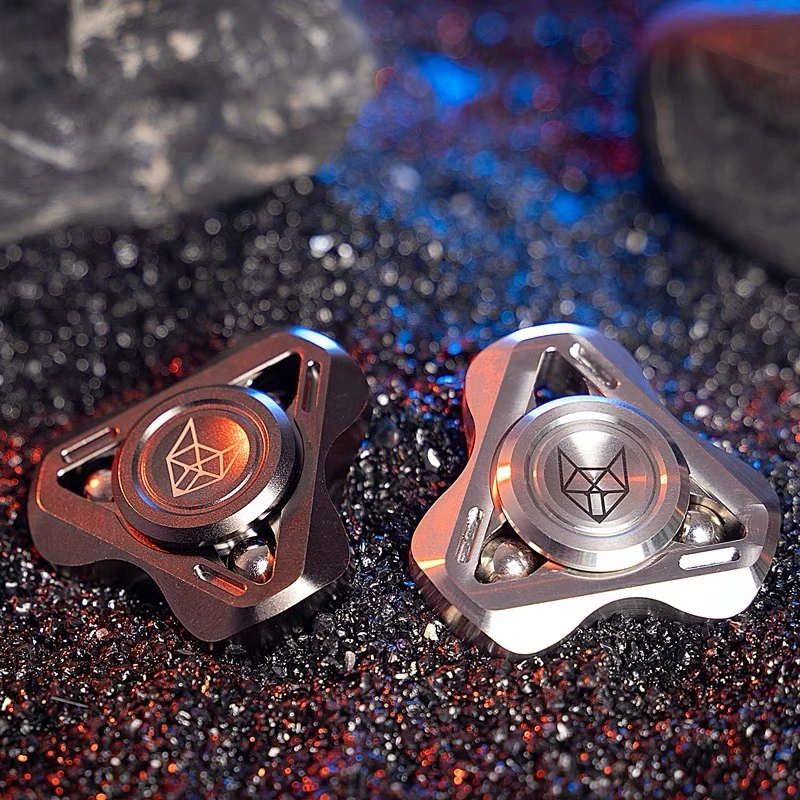 灵狐3优质高端成人方便减压玩具EDC九只手亲自CNC加工指尖陀螺