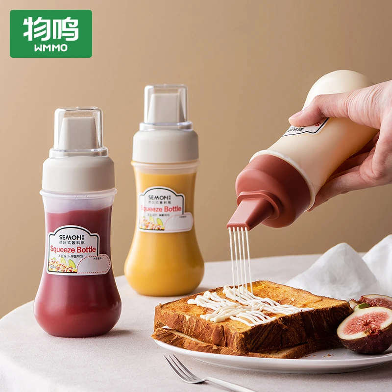 物鸣挤酱瓶沙拉番茄酱挤压瓶厨房酱料瓶蚝油挤瓶蜂蜜分装调料瓶罐
