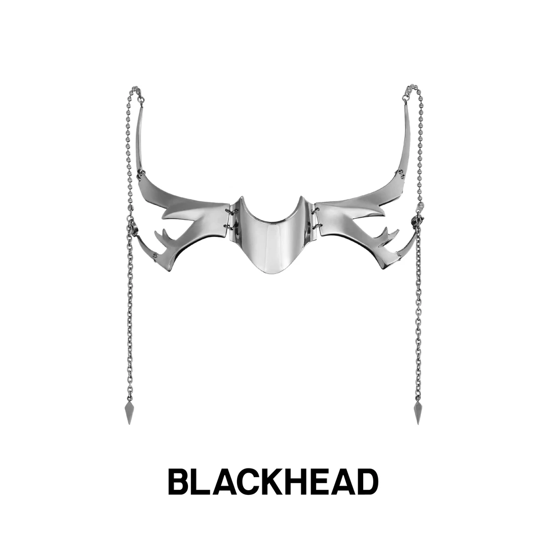 BLACK HEAD/黑头 钛钢耳饰 异形流体面饰脸饰