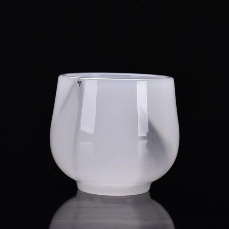 水墨玉瓷琉璃茶杯子功夫茶杯主人杯高端单个人专用泡茶盏杯品茗杯