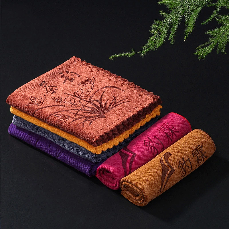 茶布茶巾布吸水垫国潮茶席茶道棉麻茶巾垫毛巾养壶巾茶桌茶台茶几