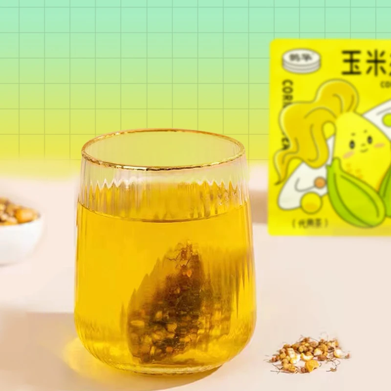 鹊华 玉米须袋泡茶三角包8g*20袋超大量黄苦荞栀子清爽代用茶干净