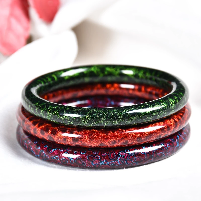 非金属木质手镯 神匠手大漆珠非遗大漆手镯镯子手环国潮国风古韵