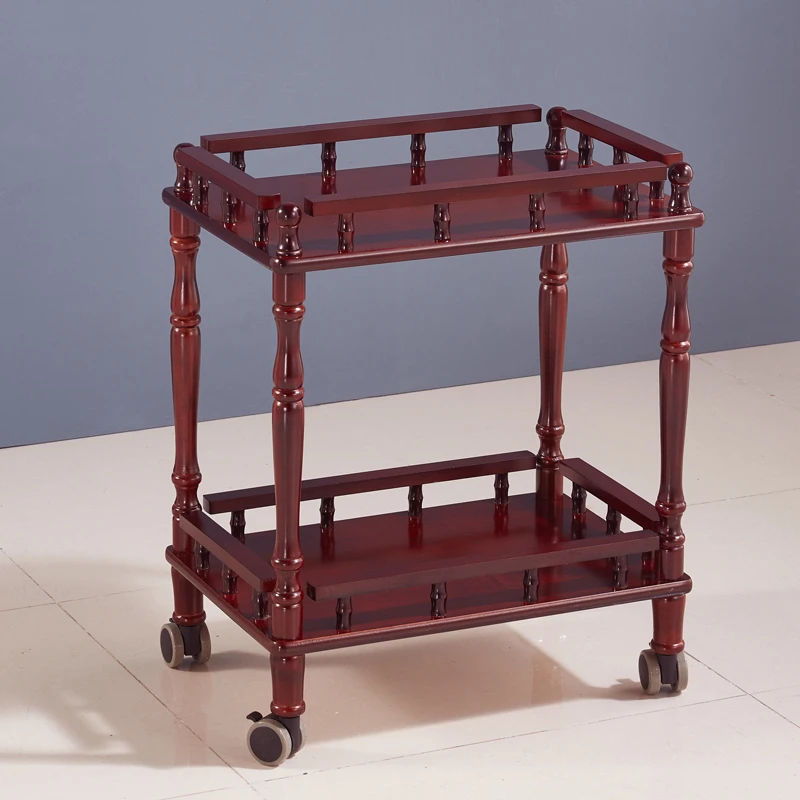 家用方形置物架餐边几移动小茶几沙发边角几麻将桌边几花架小推车