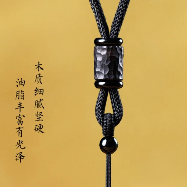 黑色配项链玉坠高端挂脖绳百搭款精品绳子高档玉佩吊坠编织绳