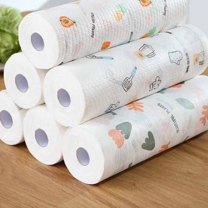 家用干湿两用懒人抹布厨房专用一次性抹布