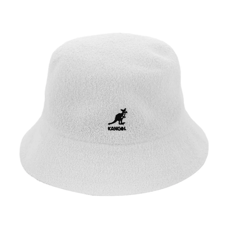 KANGOL【断码福利】袋鼠刺绣小标男女同款渔夫帽休闲时尚简约帽百搭