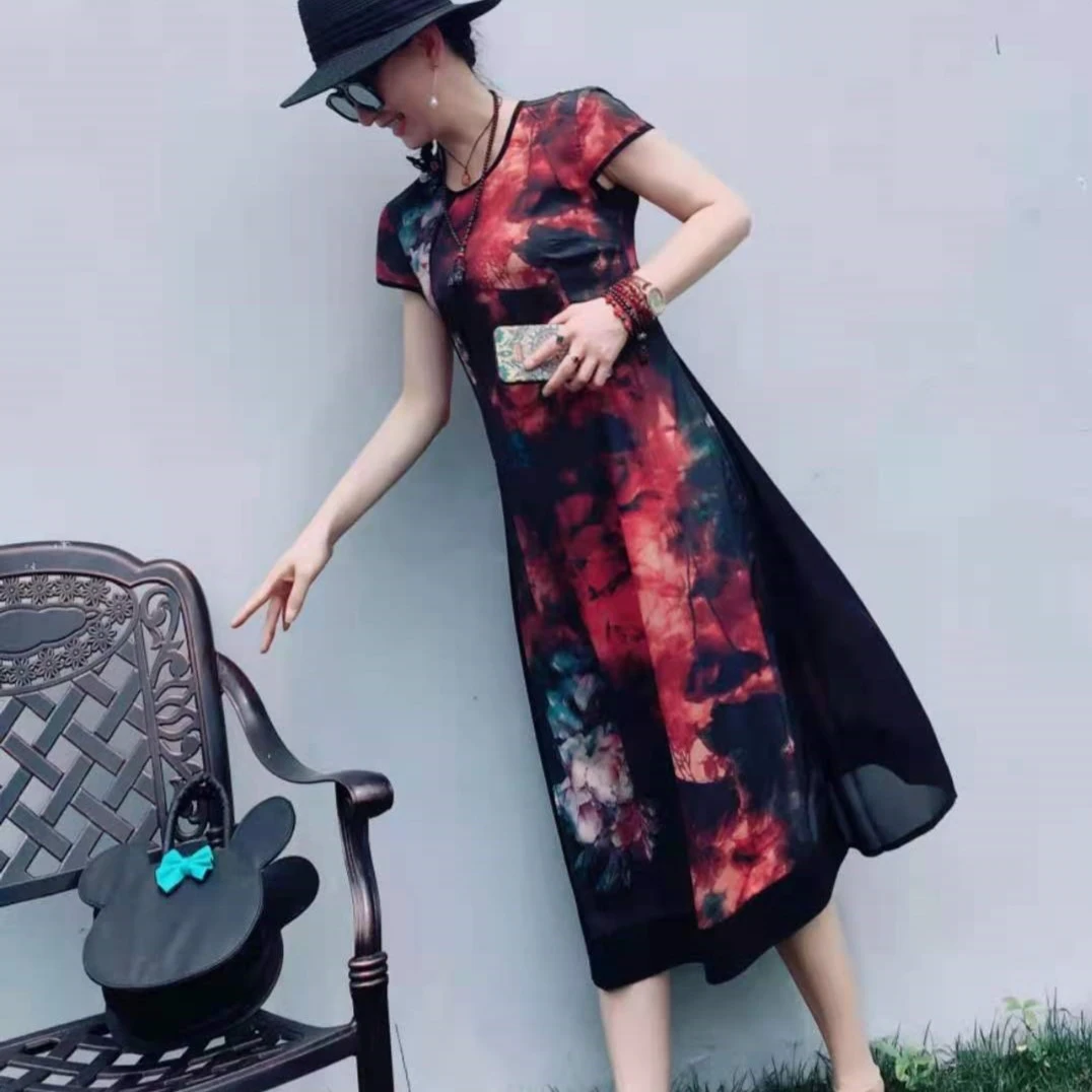 【爱舞精选】双扣旗袍大码