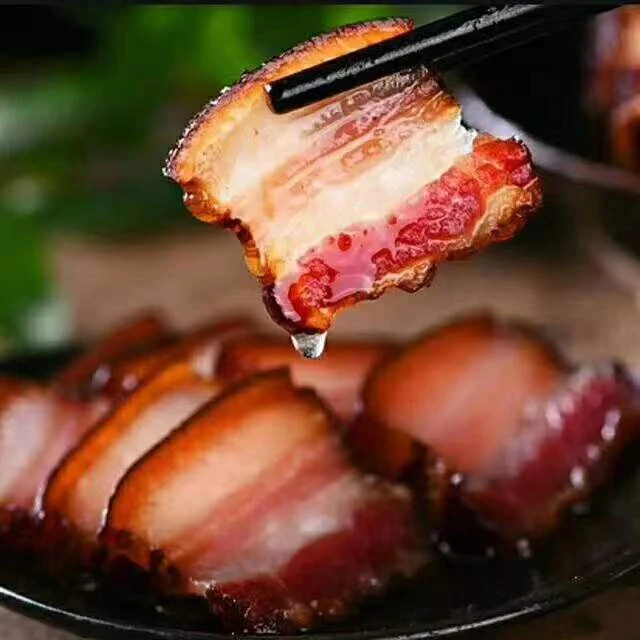 五花腊肉湖北恩施土家族农家手工柴火烟熏腊肉特产湖南湘西口味