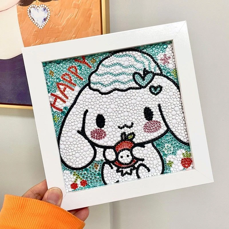 满钻玉桂狗钻石画女孩生日礼物diy制作满钻库洛米美乐蒂儿童贴画