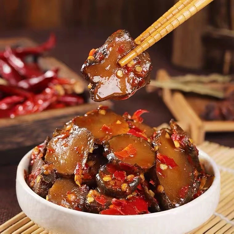 湖北酱洋姜微甜微辣香辣腌制脆爽即食经典美味开胃下饭菜500g/瓶
