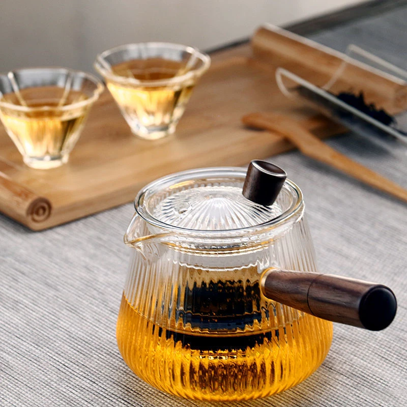 新款日式小青柑煮茶壶家用玻璃壶可明火加热耐热玻璃透明泡茶壶