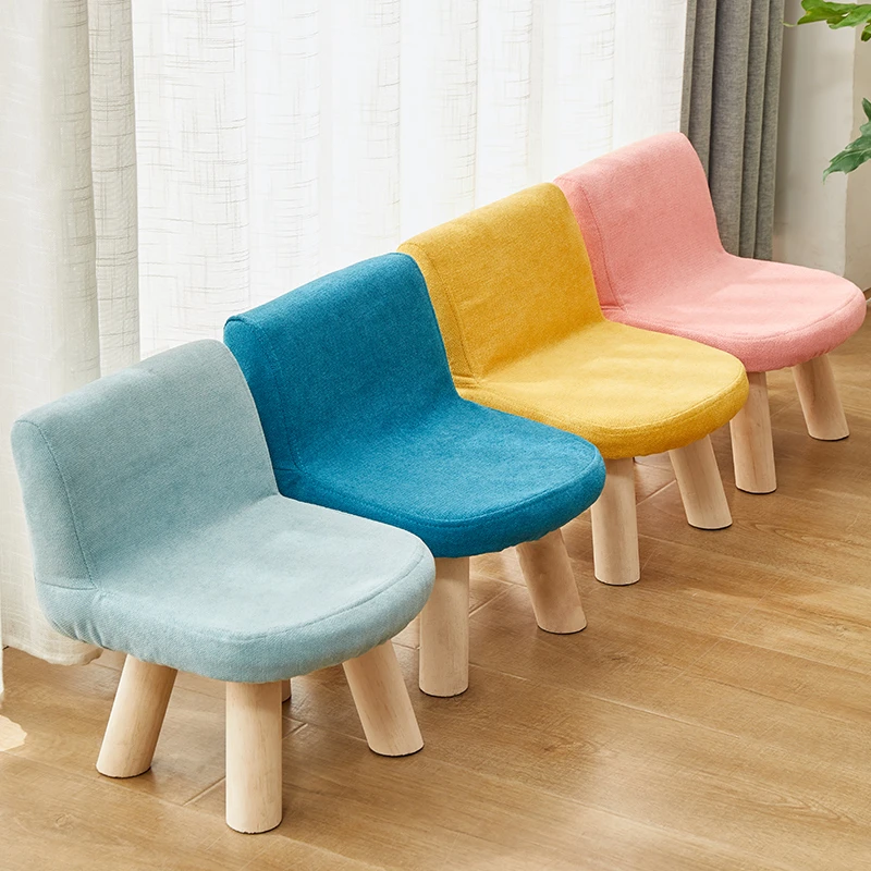 网红家用矮凳儿童小凳子靠背简约创意椅子可爱门口坐凳换鞋凳板凳
