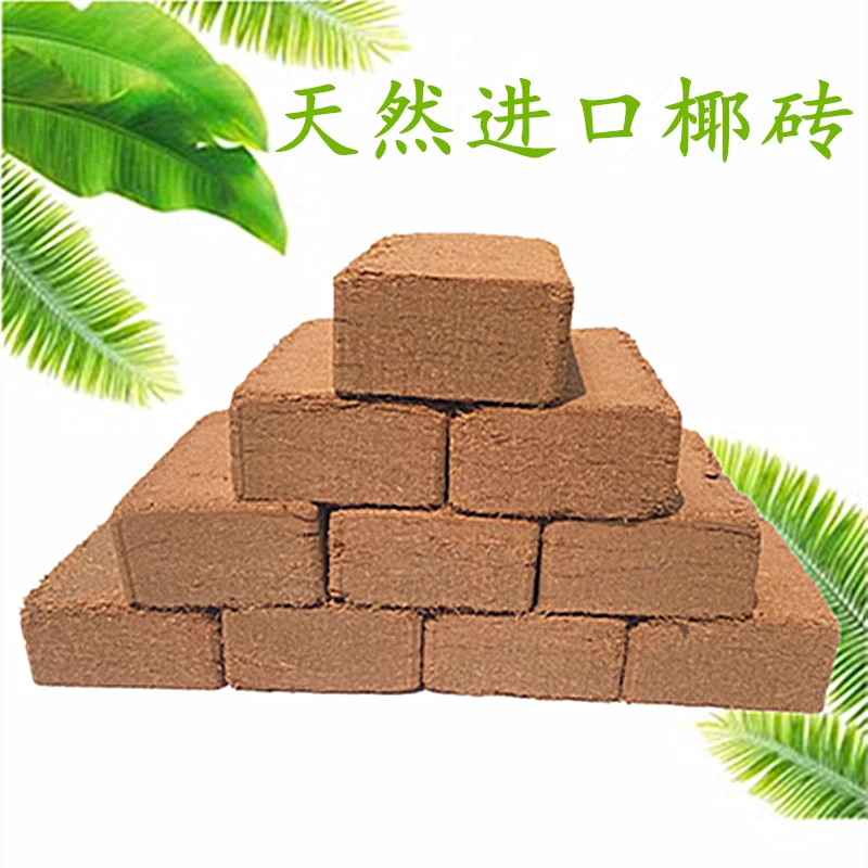 无菌有机椰砖高纯度高泡发椰砖种菜种花养花专用营养椰砖土