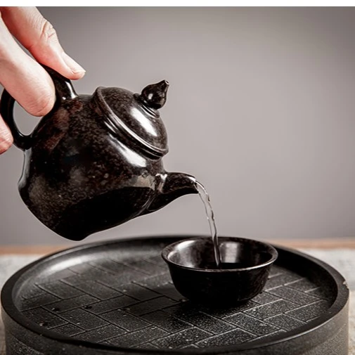 冰碛岩石茶壶古春壶