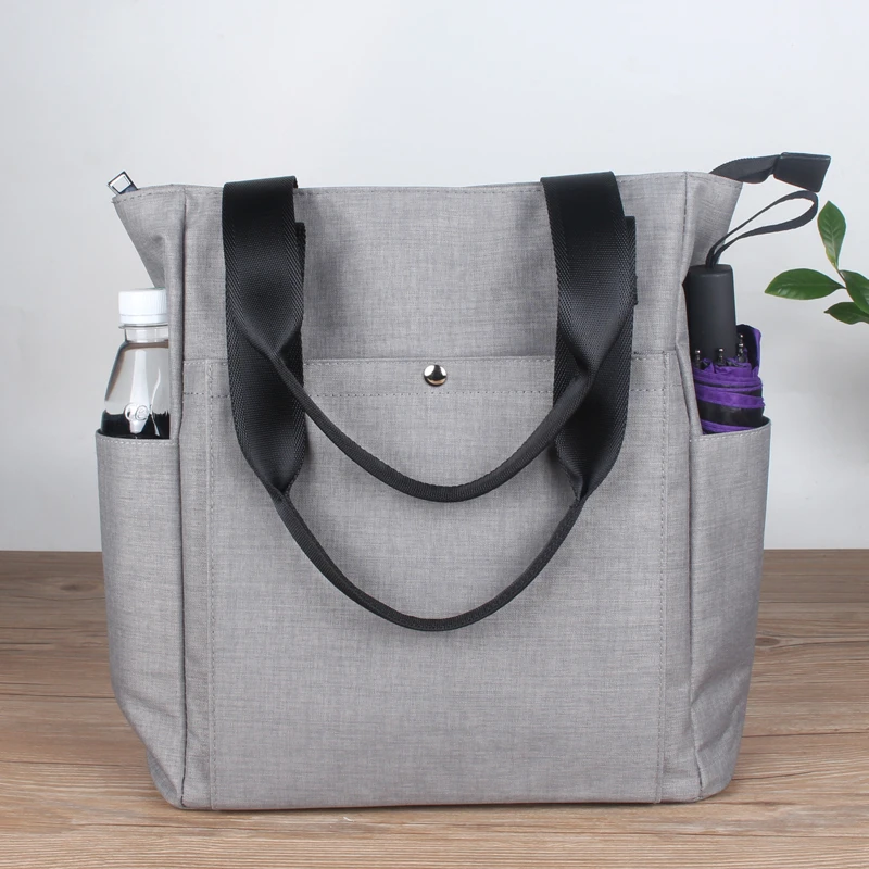 2025新款休闲托特包百搭轻便通勤牛津布女包手提单肩包女学生书包