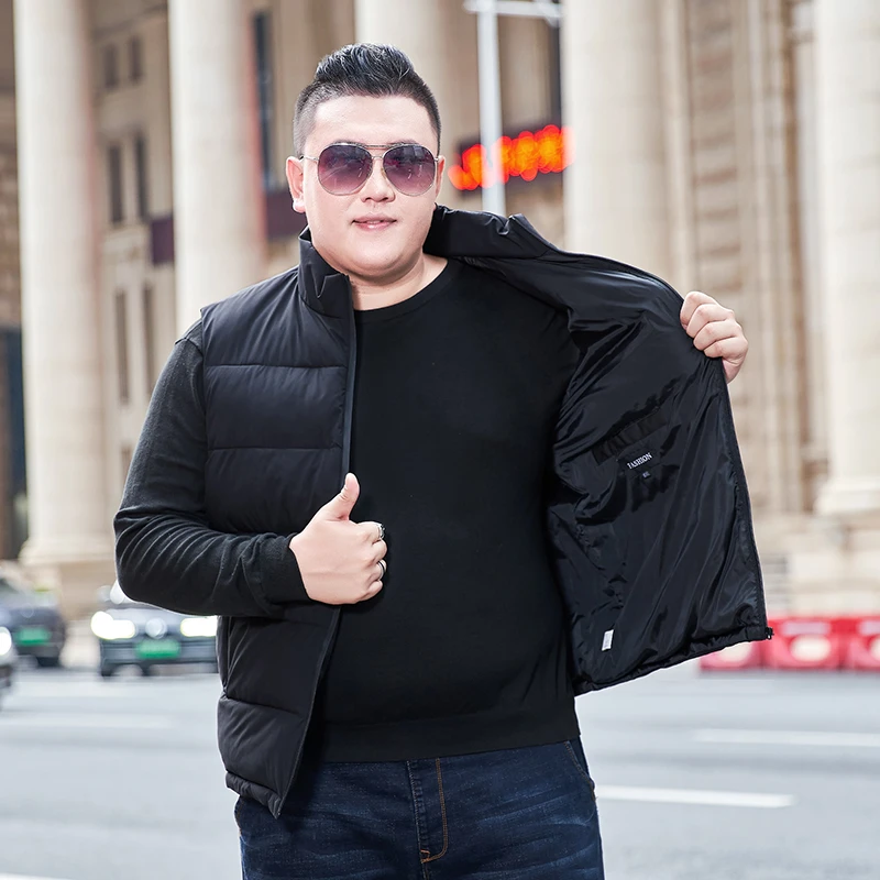 秋冬新款马甲男外穿洋气宽松加肥加大码休闲保暖男士马夹坎肩外套