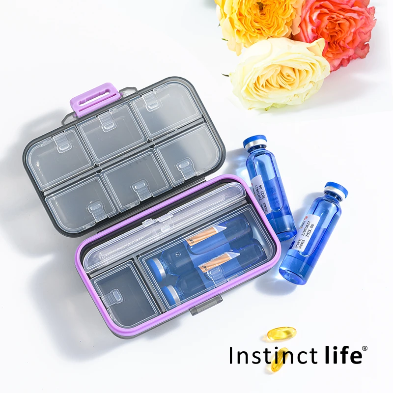 防潮药盒家用随身携带分装便携式药盒分装器药盒分装药盒分装器