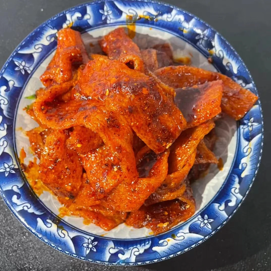 甘肃天水农家（牛筋面纯手工）辣条真空包装500g包邮