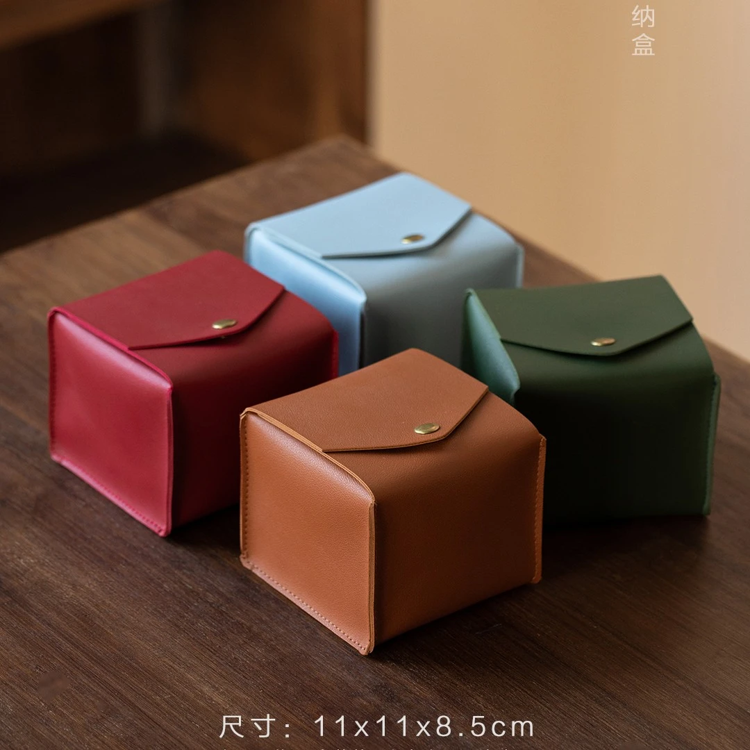 茶具收纳包加厚主人杯盖碗皮布袋茶壶旅行茶事便携包户外茶具礼盒