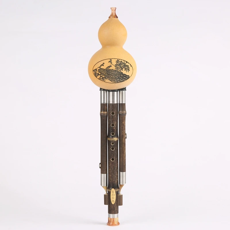 专业演奏型紫竹七孔葫芦丝C调降B调学生成人都乐器专用可用带盒