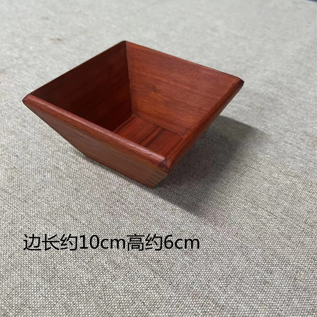 红HL实木米斗摆件