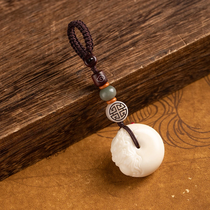 【老师推荐】男女士创意小礼物菩T果招财貔貅平安钥匙扣