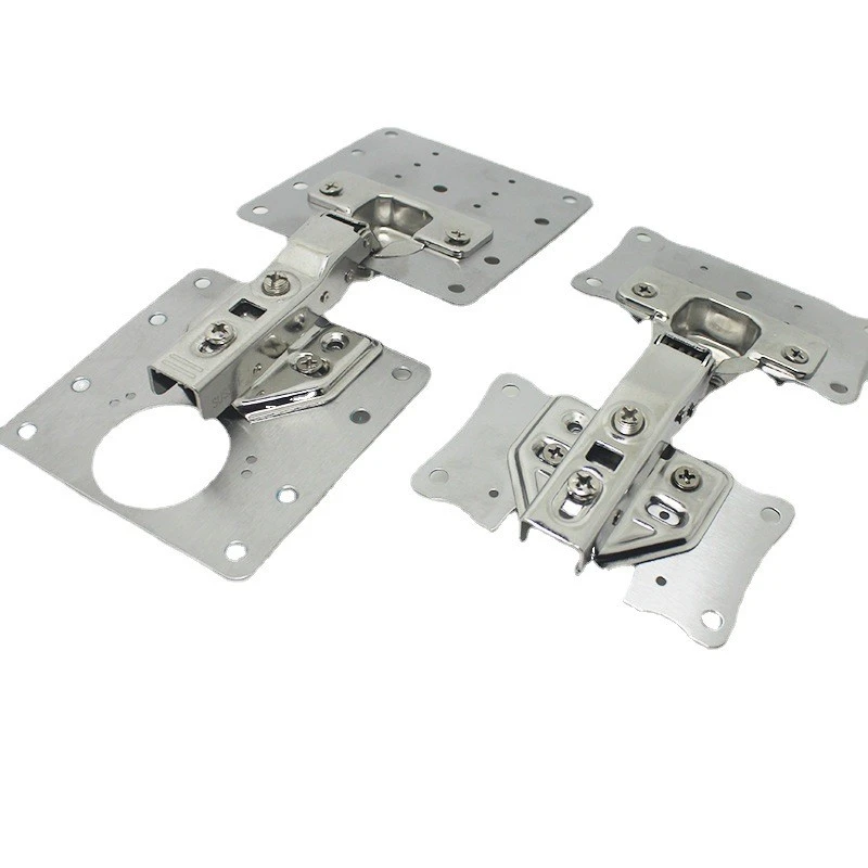 柜门合页修复板不锈钢铰链修复片木门铰链固定板通用35圆孔修复器