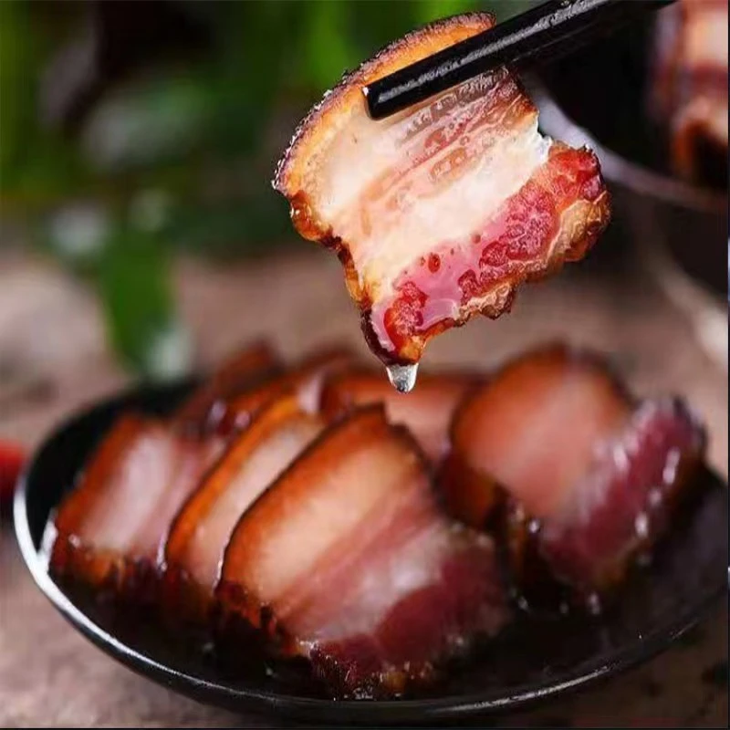 【五花带排骨】湖北恩施正宗农村粮食土猪腊肉现挑现选