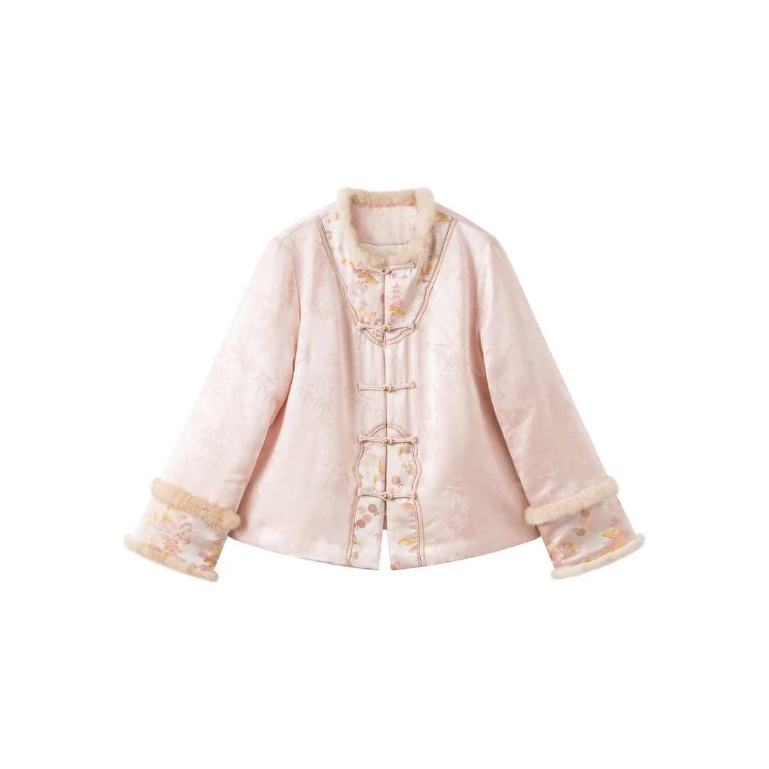 【若鸿】新中式轻奢新年年服保暖通勤秋冬棉衣民族风贵气显瘦中国风