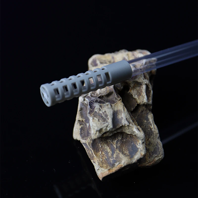 鱼缸龟缸换水神器虹吸管抽水器鱼粪清洁软管排水（灰色款1.9M）