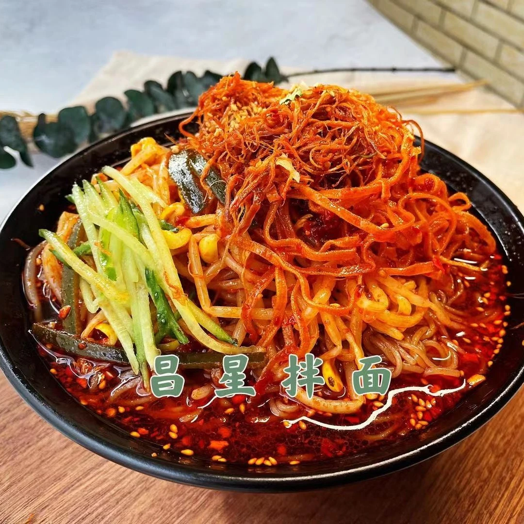 (佳木斯拌面(星星)偏甜口微辣佳木斯拌面方便甄选