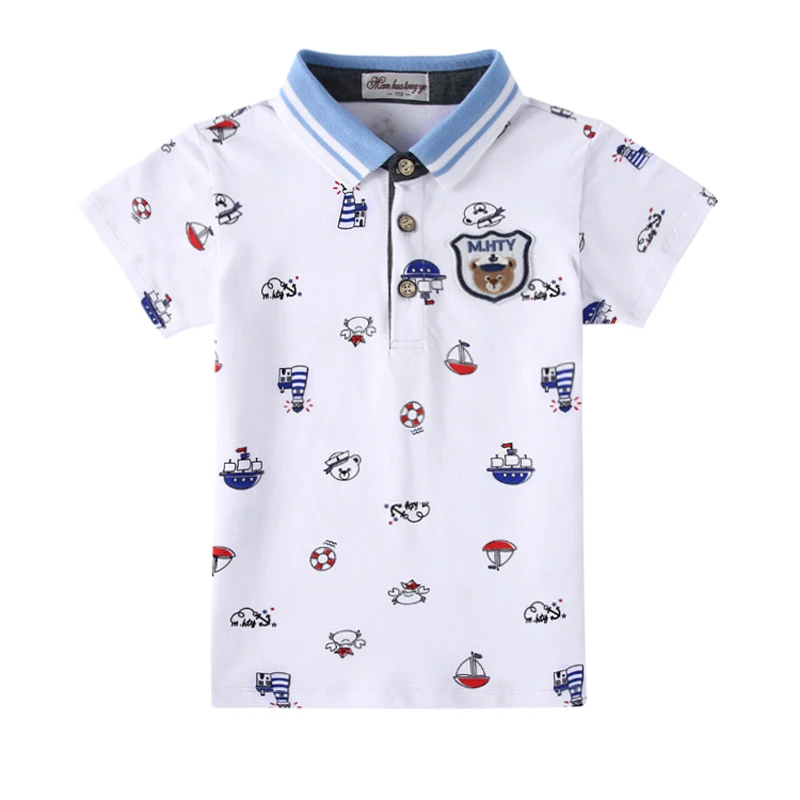 男童短袖t恤夏装新款洋气翻领中大儿童POLO衫休闲童装上衣潮男孩