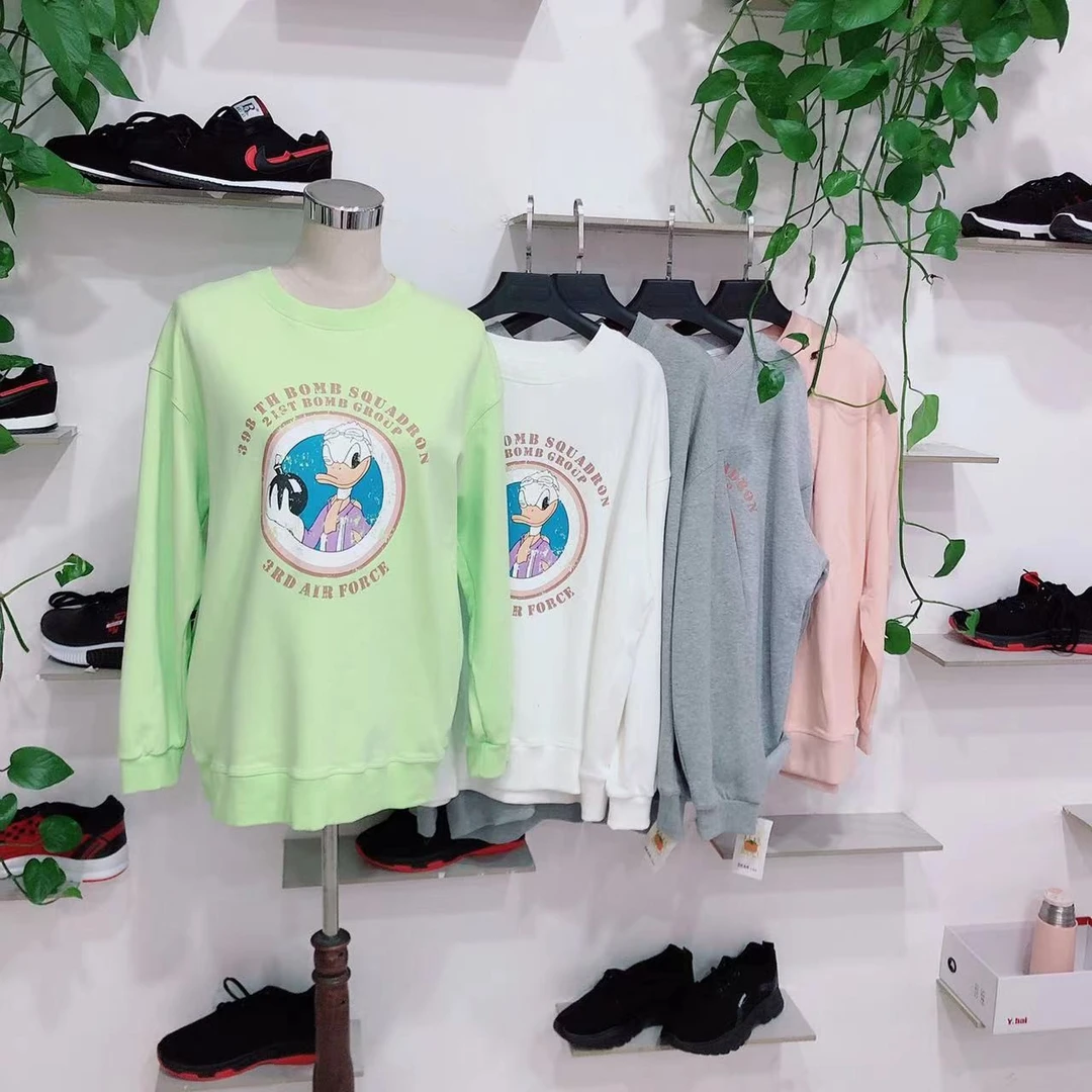 009款圆圈唐老鸭图案款卫衣个别微瑕