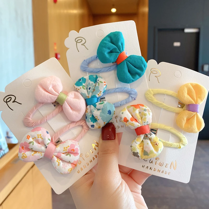 超仙包包儿童公主发夹三角刘海夹蝴蝶结发饰洋气侧边夹百搭女发卡