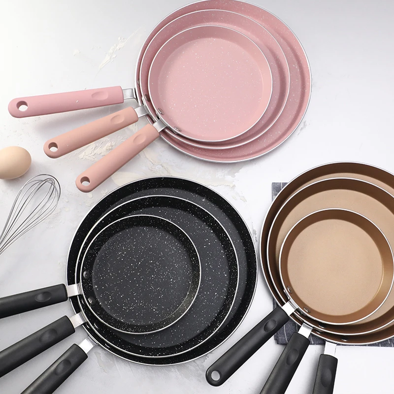 千层蛋糕平底锅 班戟皮煎锅 不粘煎饼煎蛋牛排早餐锅两用