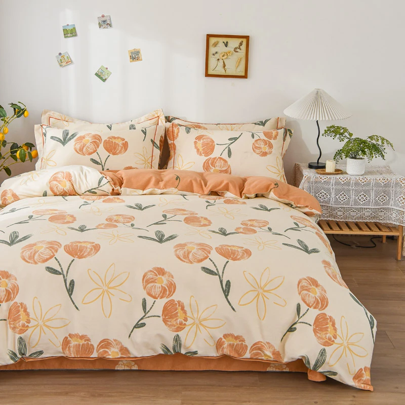 定制定做全棉纯棉磨毛230250加厚229x230单被套220250双人248x248