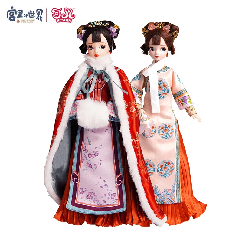 可儿娃娃X宫里的世界联名款宫廷小格格清朝精致换装娃娃女孩玩具