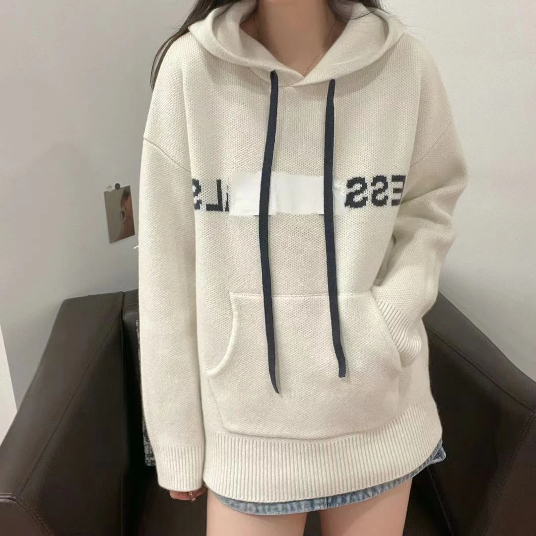 【秋冬羊绒新款】220362复线潮流时尚羊绒帽衫上衣