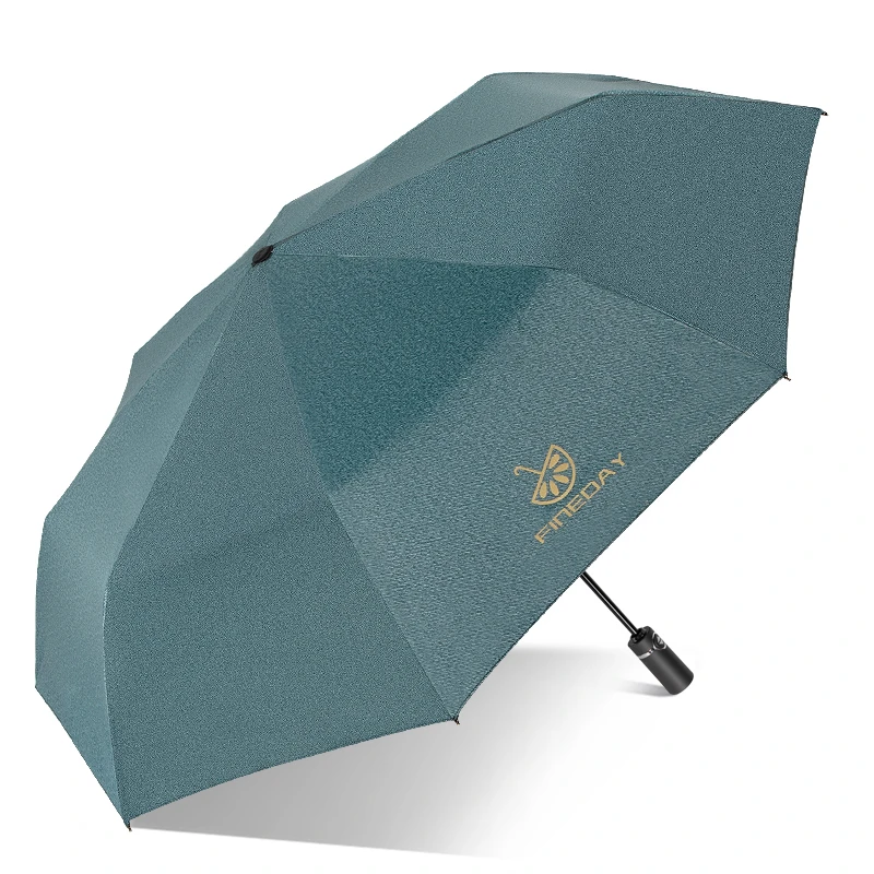 天堂伞全自动雨伞折叠雨伞男伞大号遮太阳伞女晴雨两用商务黑胶