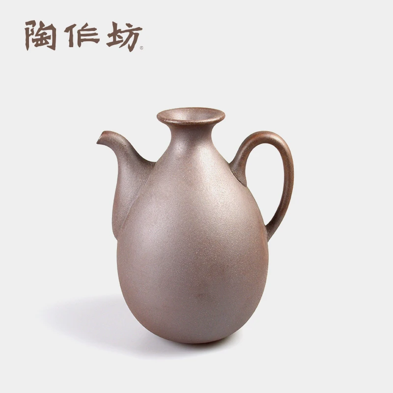 陶作坊台湾老岩泥岩矿水注子茶海茶器水壶酒壶80年代大容量老式