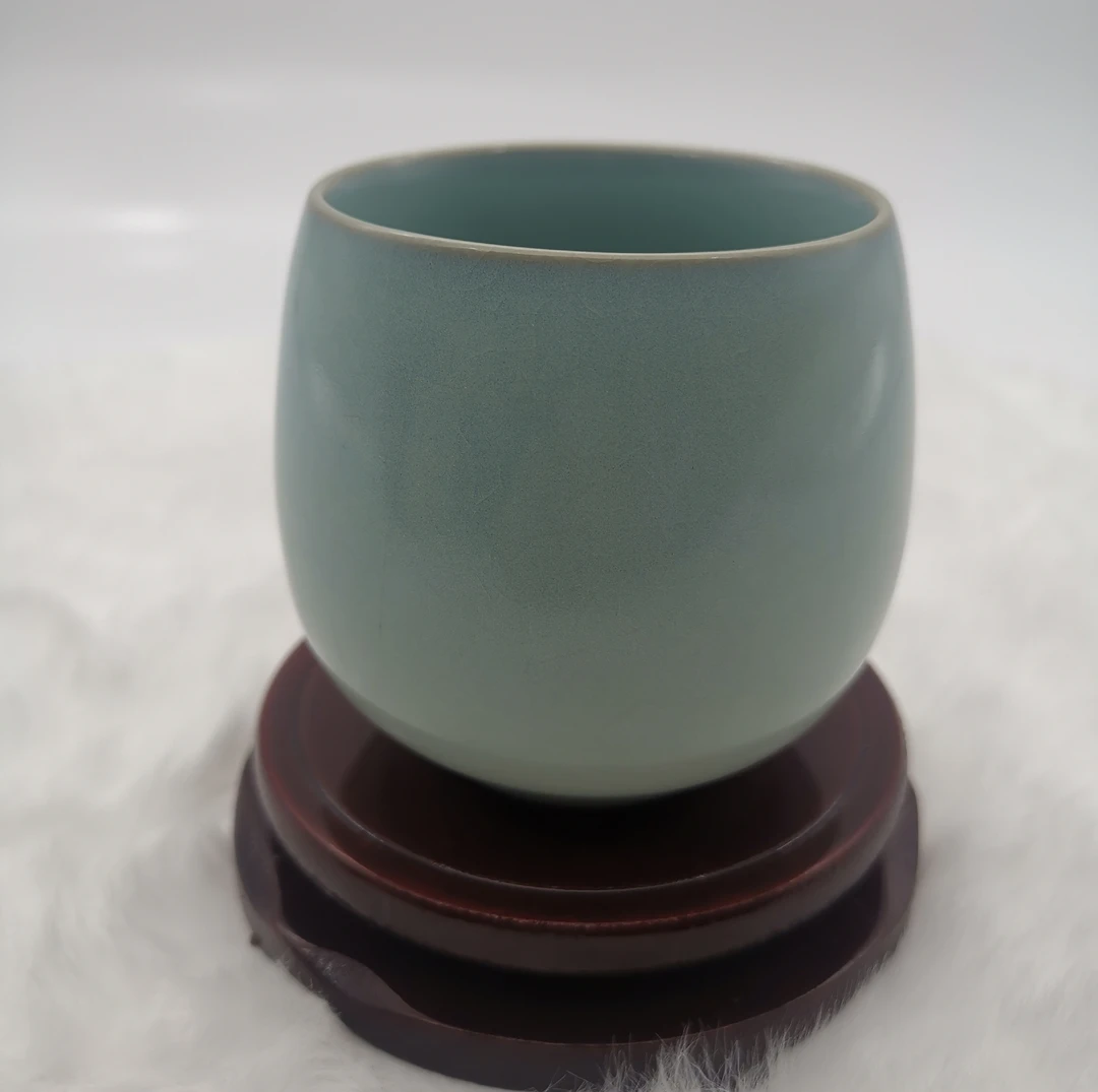 汝艺汝瓷–壮士杯（天青色）