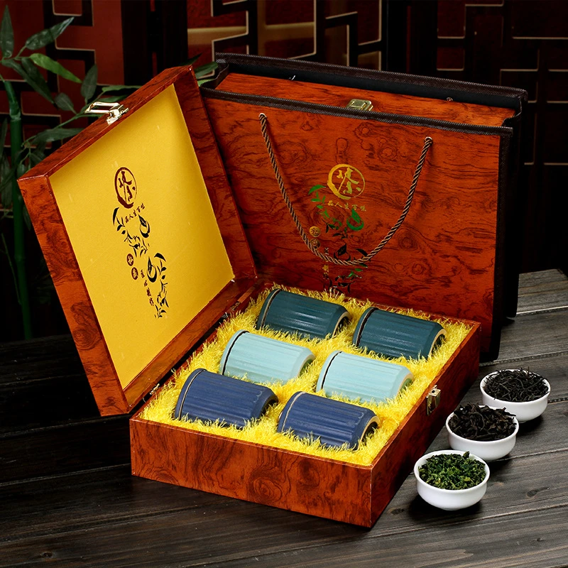 高档茶叶礼盒装茶礼金骏眉大红袍正山小种组合装礼品茶新茶送礼