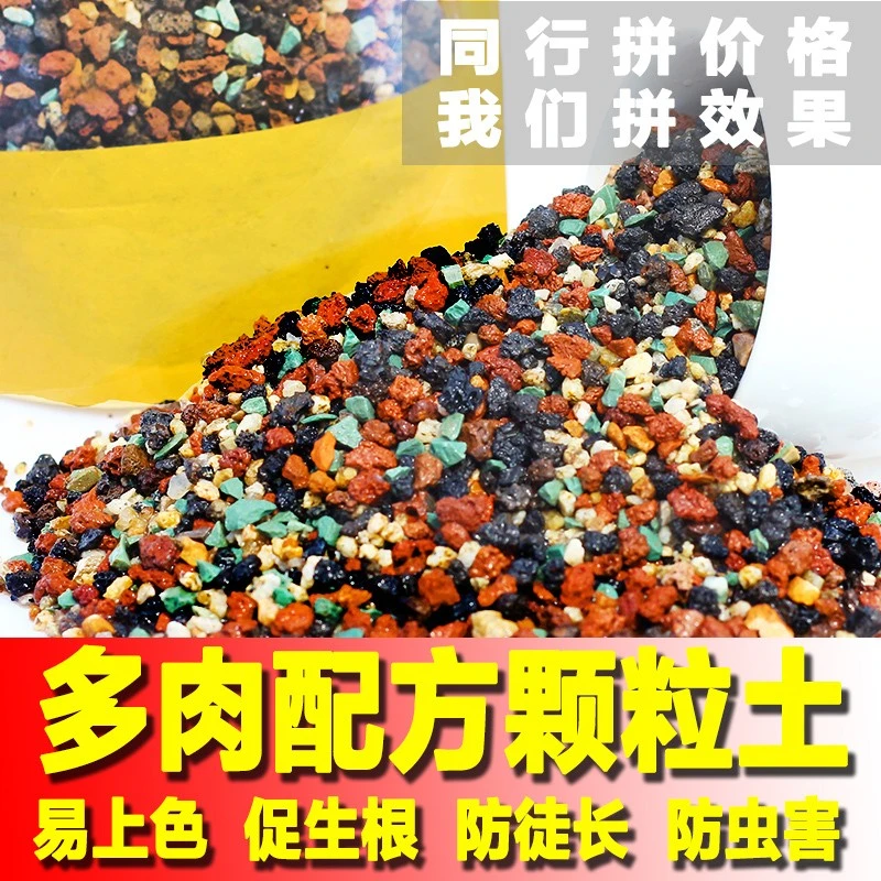 多肉颗粒土夏必备控色透气排水10合1进阶版专用进口花卉调配土86