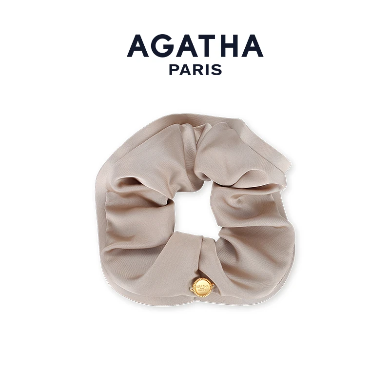 AGATHA经典发饰系列轻奢气质法式秋冬雅丹风公主发绳发圈大肠圈DX