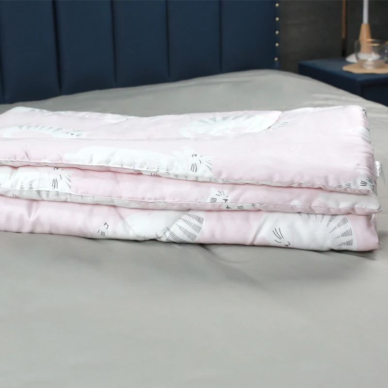 天丝猫夏凉被空调被柔滑丝滑莱赛尔天丝Tencel 双人凉感薄款被子