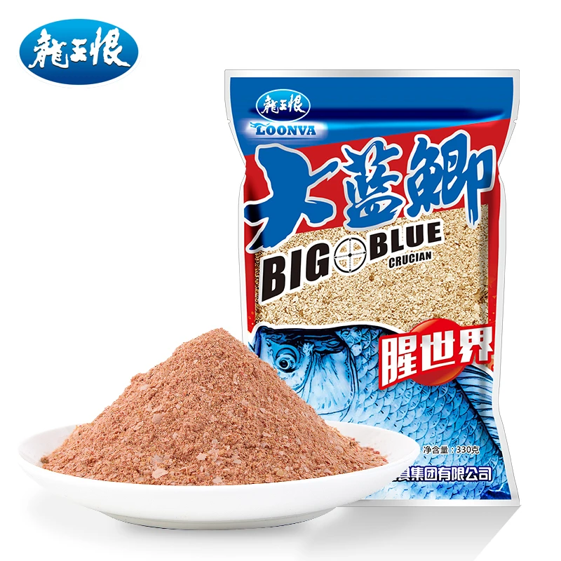 龙王恨大蓝鲫腥世界310g腥香诱鱼快攻浓郁开饵垂钓雪花粉饵料快速