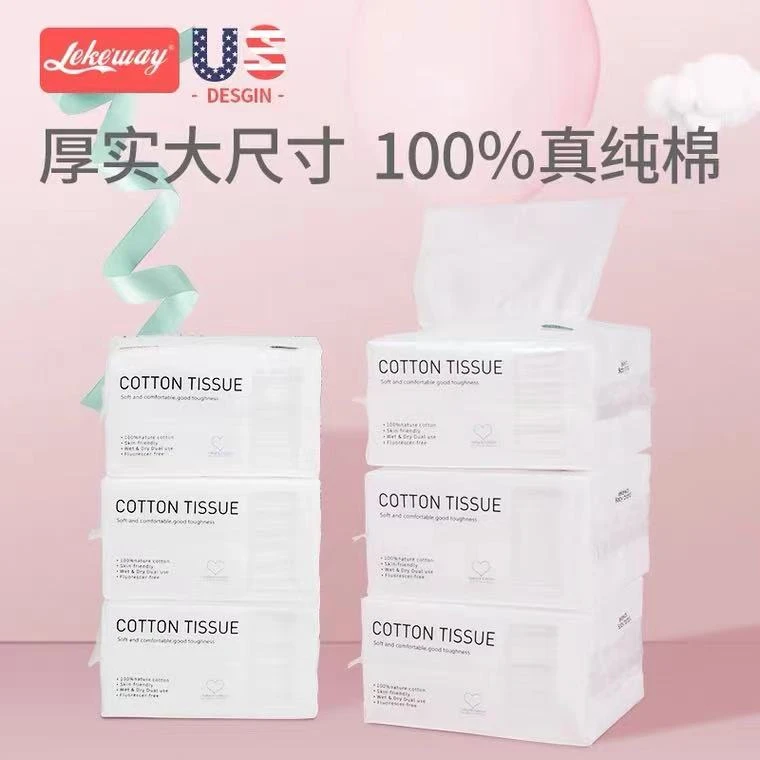 婴儿棉柔巾新生儿干湿两用一次性【100%棉】手口亲肤纯棉母婴绵柔巾